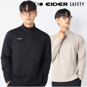 아이더 세이프티 긴팔 티셔츠 긴팔티 반집업 가을 겨울 등산복 상의 기능성 기모